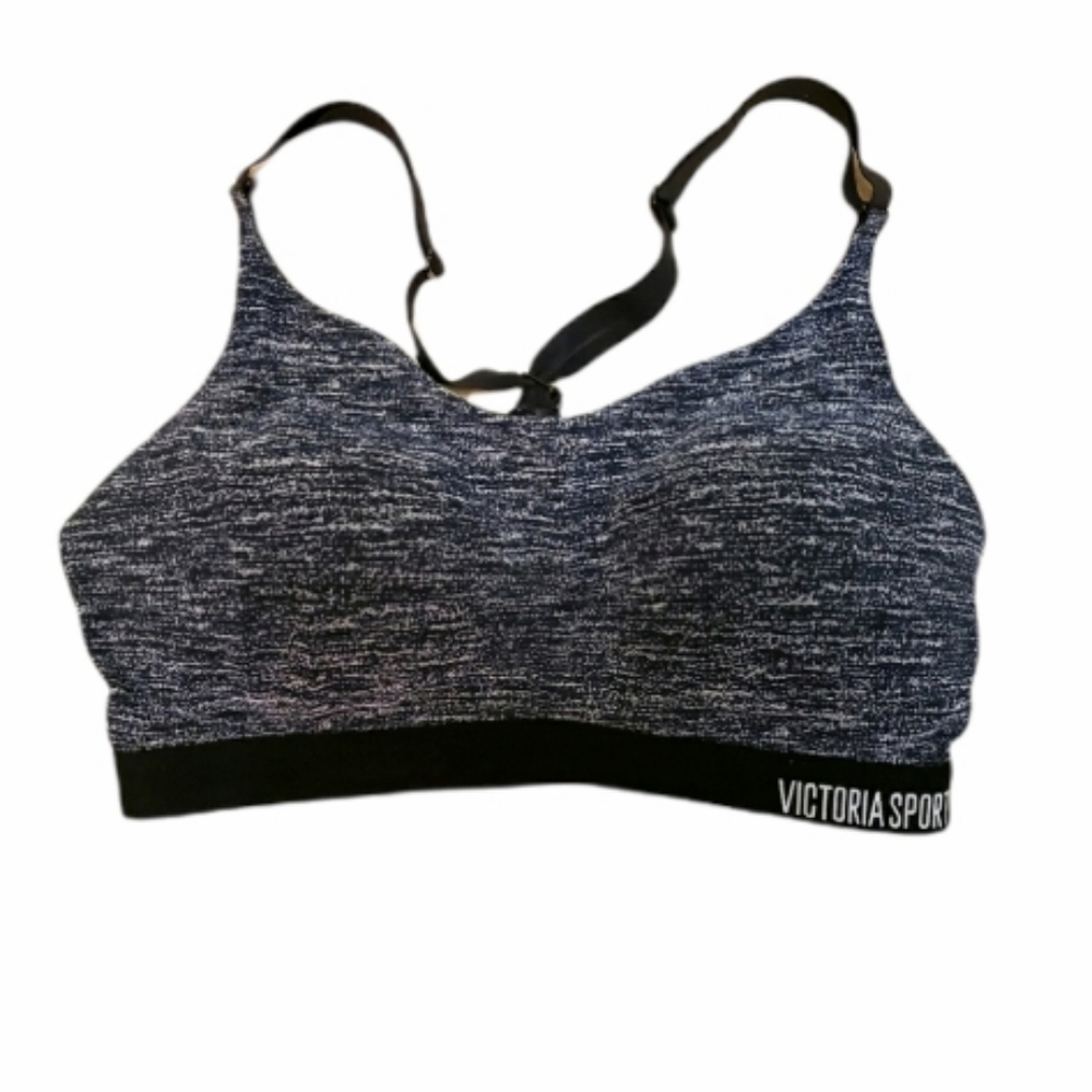 Victoria Sport Victoria’s Secret Sport Bra Size 32D Gray Black